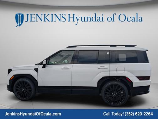 Serenity White 2026 Hyundai SANTA FE Calligraphy