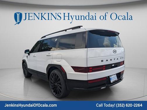 Serenity White 2026 Hyundai SANTA FE Calligraphy
