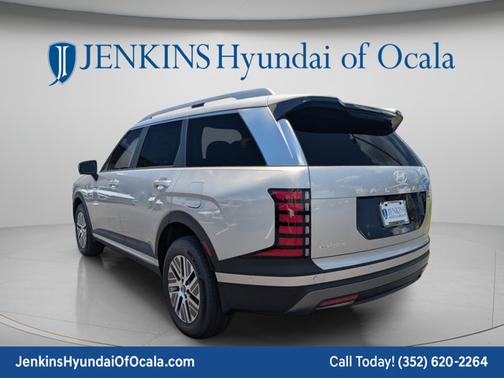 Typhoon Silver Metallic 2026 Hyundai Palisade Hybrid Blue SEL Premium 7P
