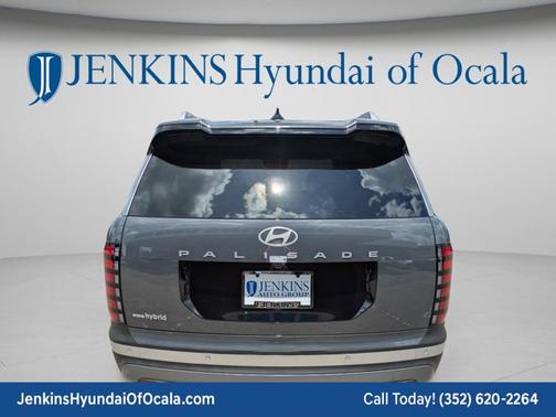 Ecotronic Gray Pearl 2026 Hyundai Palisade Hybrid Blue SEL 7P