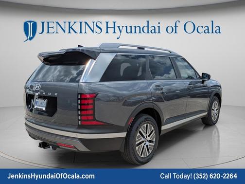 Ecotronic Gray Pearl 2026 Hyundai Palisade Hybrid Blue SEL 7P