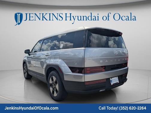Shimmering Silver 2026 Hyundai SANTA FE HEV SE