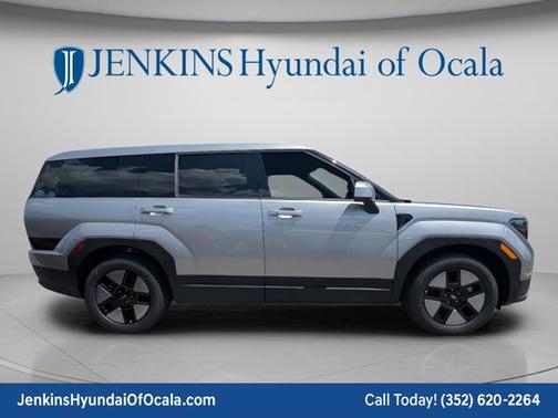 Shimmering Silver 2026 Hyundai SANTA FE HEV SE