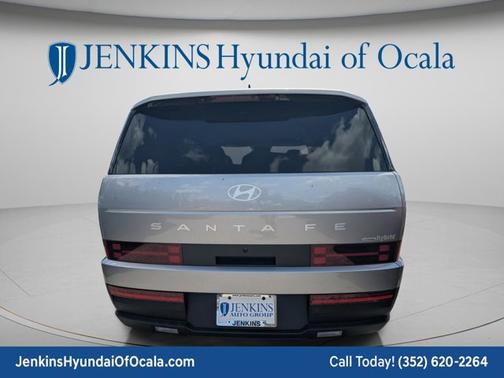 Shimmering Silver 2026 Hyundai SANTA FE HEV SE