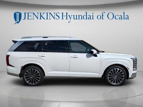 Creamy White Pearl 2026 Hyundai Palisade Hybrid Calligraphy