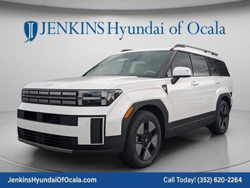 Serenity White 2026 Hyundai SANTA FE HEV SEL