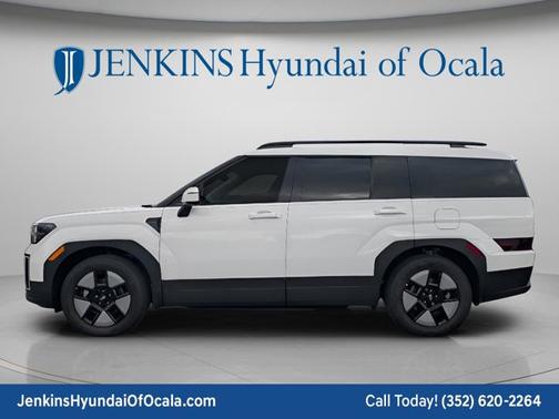 Serenity White 2026 Hyundai SANTA FE HEV SEL