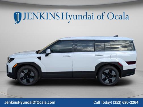 Serenity White 2026 Hyundai SANTA FE HEV SE