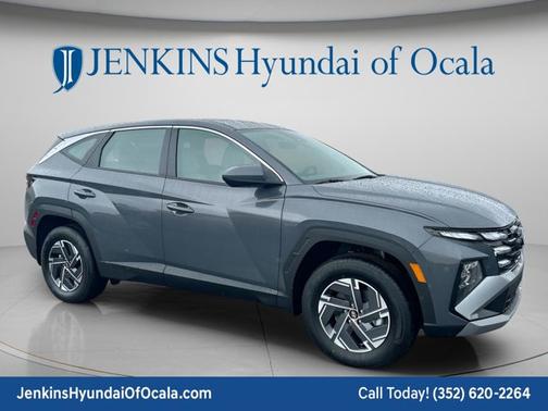 Ecotronic Gray 2026 Hyundai TUCSON Hybrid Blue SE