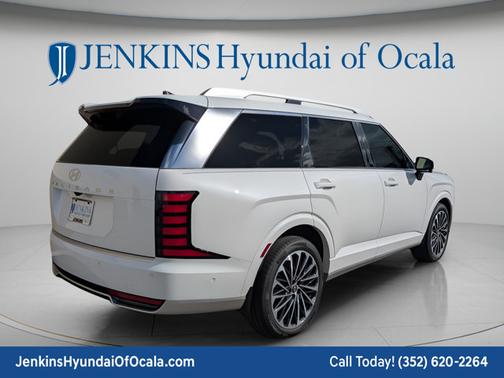 Creamy White Pearl 2027 Hyundai Palisade Hybrid Calligraphy