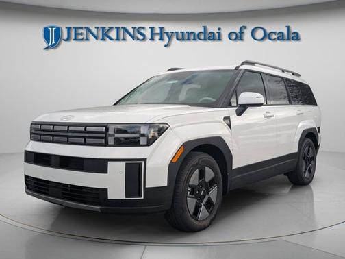 Serenity White 2026 Hyundai SANTA FE HEV SEL