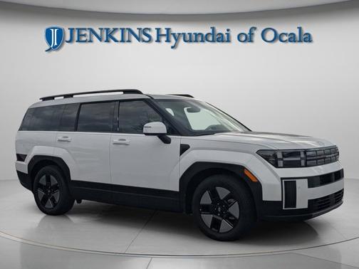Serenity White 2026 Hyundai SANTA FE HEV SEL