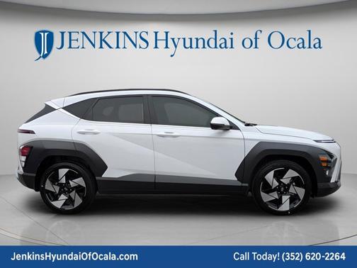 Atlas White 2026 Hyundai KONA Limited