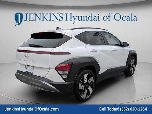 Atlas White 2026 Hyundai KONA Limited