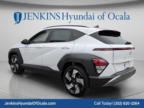 Atlas White 2026 Hyundai KONA Limited