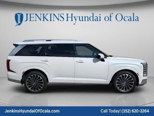 Creamy White Pearl 2026 Hyundai Palisade Hybrid Calligraphy