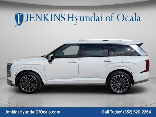 Creamy White Pearl 2026 Hyundai Palisade Hybrid Calligraphy