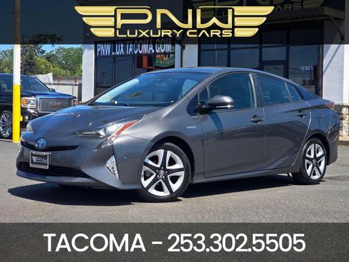 Magnetic Gray Metallic 2017 Toyota Prius Three Touring