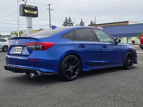 Aegean Blue Metallic 2022 Honda Civic Sport