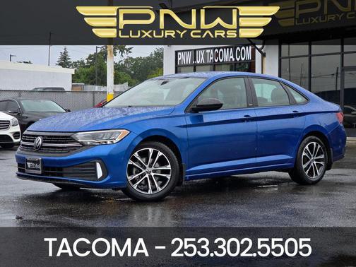 Rising Blue Metallic 2024 Volkswagen Jetta 1.5T Sport