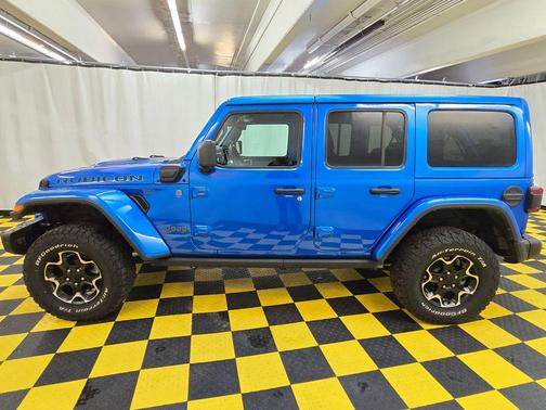 Hydro Blue Pearlcoat 2021 Jeep Wrangler Unlimited 4xe Rubicon