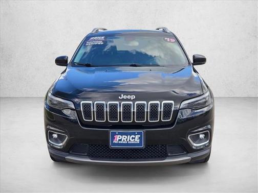 Diamond Black Crystal Pearlcoat 2019 Jeep Cherokee Limited