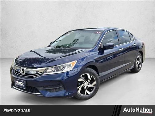 Obsidian Blue Pearl 2017 Honda Accord LX
