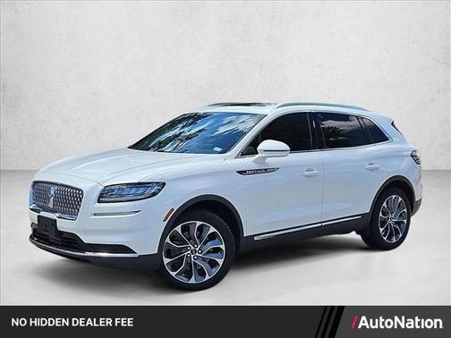 Pristine White Metallic Tri-Coat 2023 Lincoln Nautilus Reserve