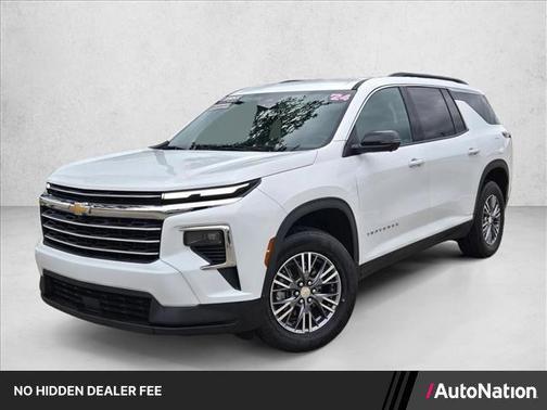 Summit White 2024 Chevrolet Traverse LT
