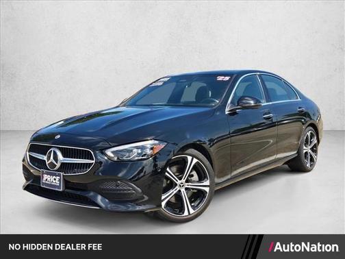 Black 2025 Mercedes-Benz C-Class C 300