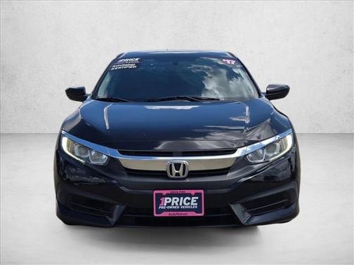 Crystal Black Pearl 2017 Honda Civic LX