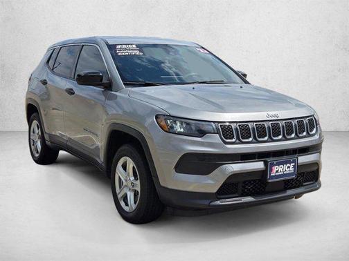 Billet Silver Metallic Clearcoat 2023 Jeep Compass Sport