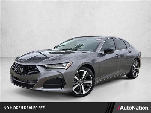 Silver/Gray 2024 Acura TLX Technology