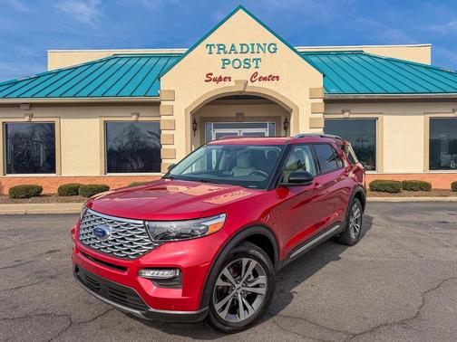 Rapid Red Metallic Tinted Clearcoat 2020 Ford Explorer Platinum