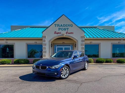 Blue 2017 BMW 320 i