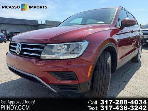 Burgundy 2018 Volkswagen Tiguan 2.0T SE 4MOTION