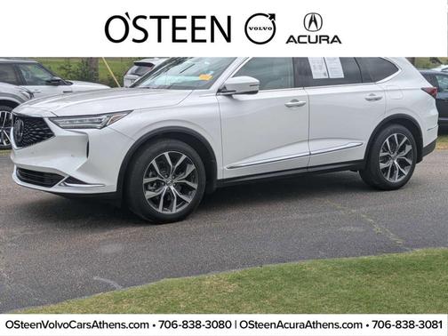 White 2023 Acura MDX Technology
