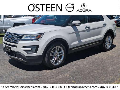 White Platinum Clearcoat Metallic 2016 Ford Explorer Limited