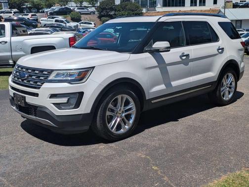 White Platinum Clearcoat Metallic 2016 Ford Explorer Limited