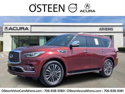 Coulis Red 2021 INFINITI QX80 SENSORY