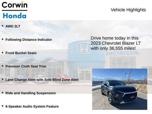 2023 Chevrolet Blazer 2LT