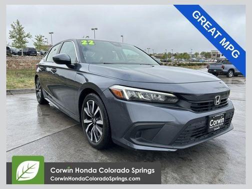Meteorite Gray Metallic 2022 Honda Civic EX