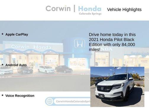 2021 Honda Pilot Black Edition