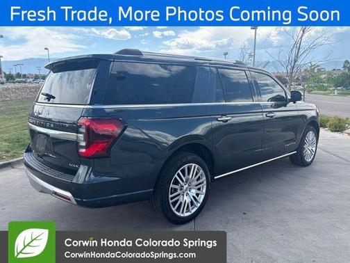 Blue Metallic 2024 Ford Expedition Max Platinum