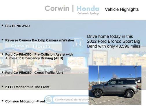 2022 Ford Bronco Sport Big Bend