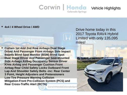 2017 Toyota RAV4 Hybrid Limited