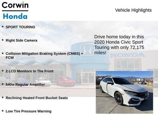 2020 Honda Civic Sport Touring