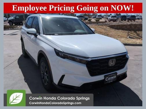 Platinum White Pearl 2026 Honda CR-V EX-L