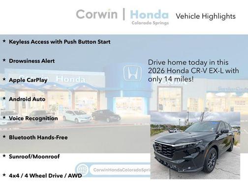 2026 Honda CR-V EX-L