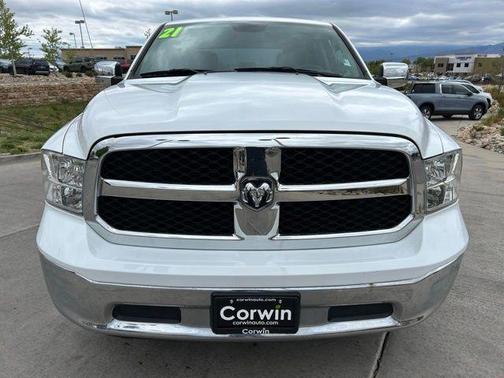 Bright White Clearcoat 2021 RAM 1500 Classic SLT